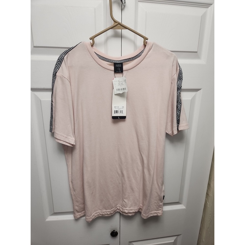 Men's Sunrise Kingdom Crew Neck Short Sleeve Tshirt Shoulder Taping - Size L